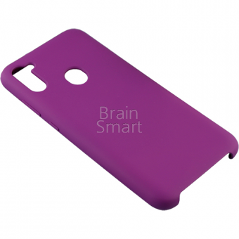 Чехол накладка силиконовая Samsung M11 2020 Silicone Case Фиолетовый (36) фото