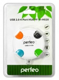 USB HUB Perfeo 4-Ports black фото