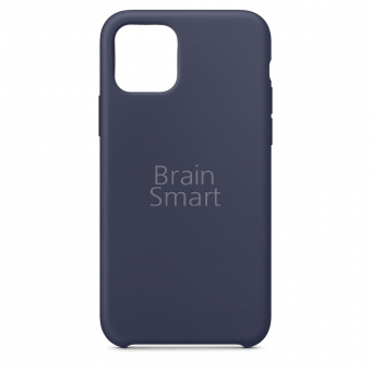 Чехол накладка силиконовая iPhone 11 Pro Max Silicone Case Тёмно-синий (20) фото