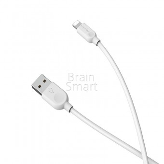 USB кабель Borofone BX14 LinkJet Lightning (3m) Белый фото
