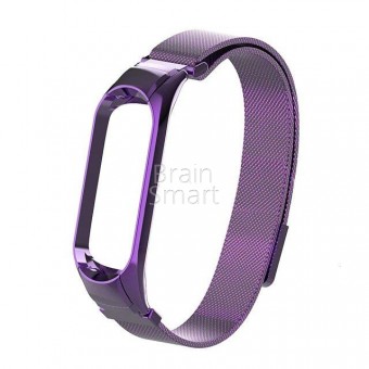 Ремешок для браслета Xiaomi Mi Band 4  Milan Magnetic 5 Фиолетовй фото