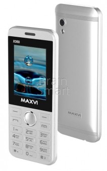 Мобильный телефон Maxvi X350 серебистый фото