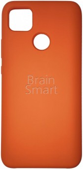 Чехол накладка силиконовая Xiaomi Redmi 9C Silicone Case Оранжевый (2) фото