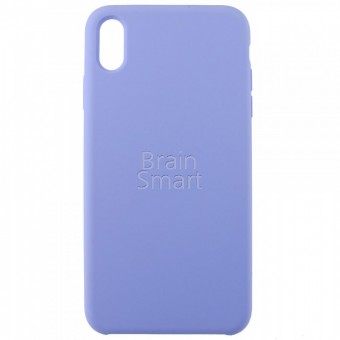 Чехол накладка силиконовая iPhone Xs Max Silicone Case Светло-Фиолетовый (41) фото