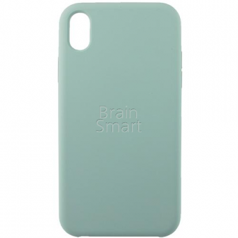 Чехол накладка силиконовая iPhone XR Silicone Case Синий Морской (44) фото