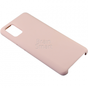 Чехол накладка силиконовая Samsung A51 2020 Silicone Case Пудровый (19) фото