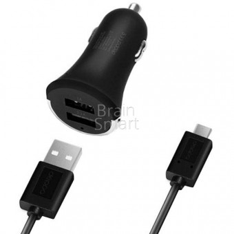 АЗУ Deppa 2 USB 2.1A micro USB (11206) черный фото