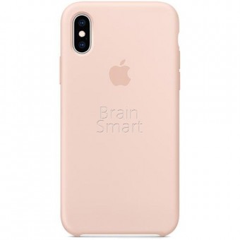 Чехол накладка силиконовая iPhone X/Xs Silicone Case Original Pink Sand фото